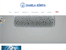 Tablet Screenshot of damlakimya.com